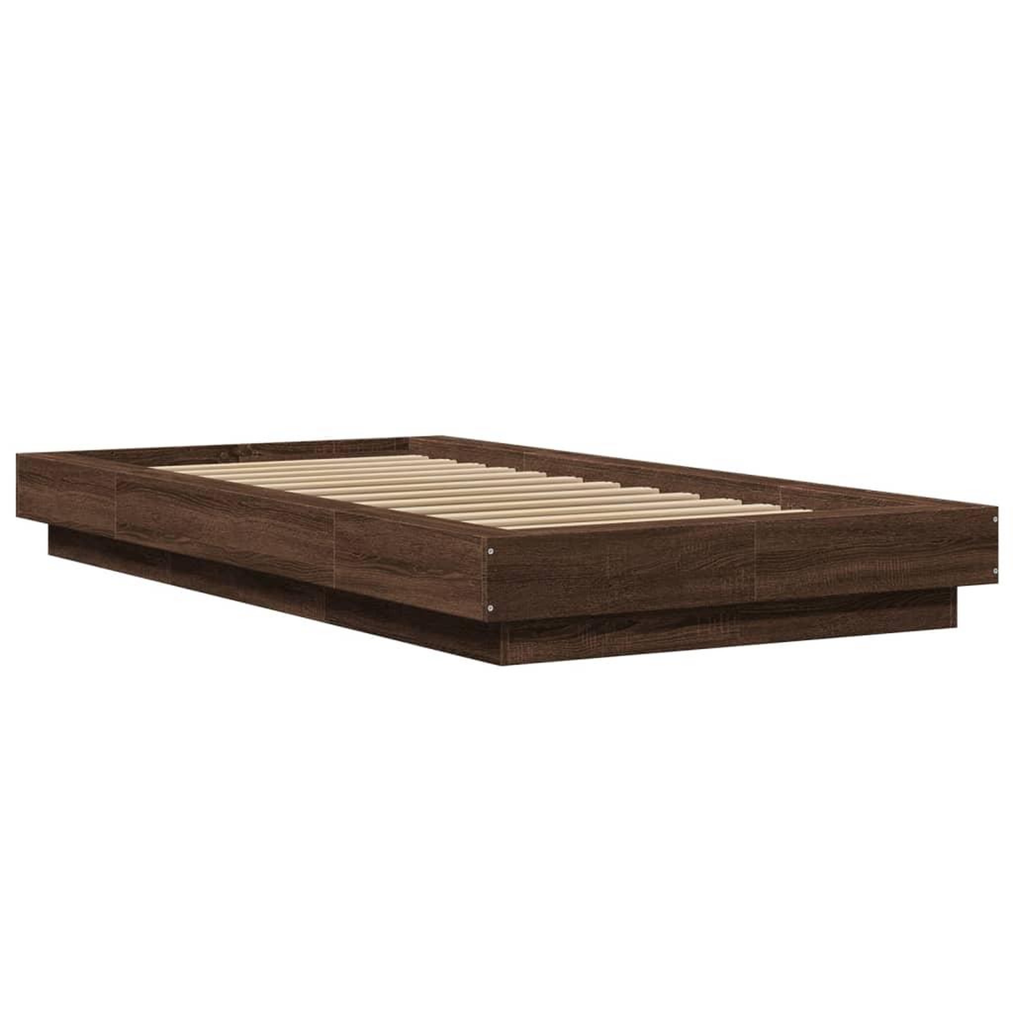 Voir la diapositive 3 : VIDAXL Cadre de lit avec lumieres LED sans matelas 90x190 cm