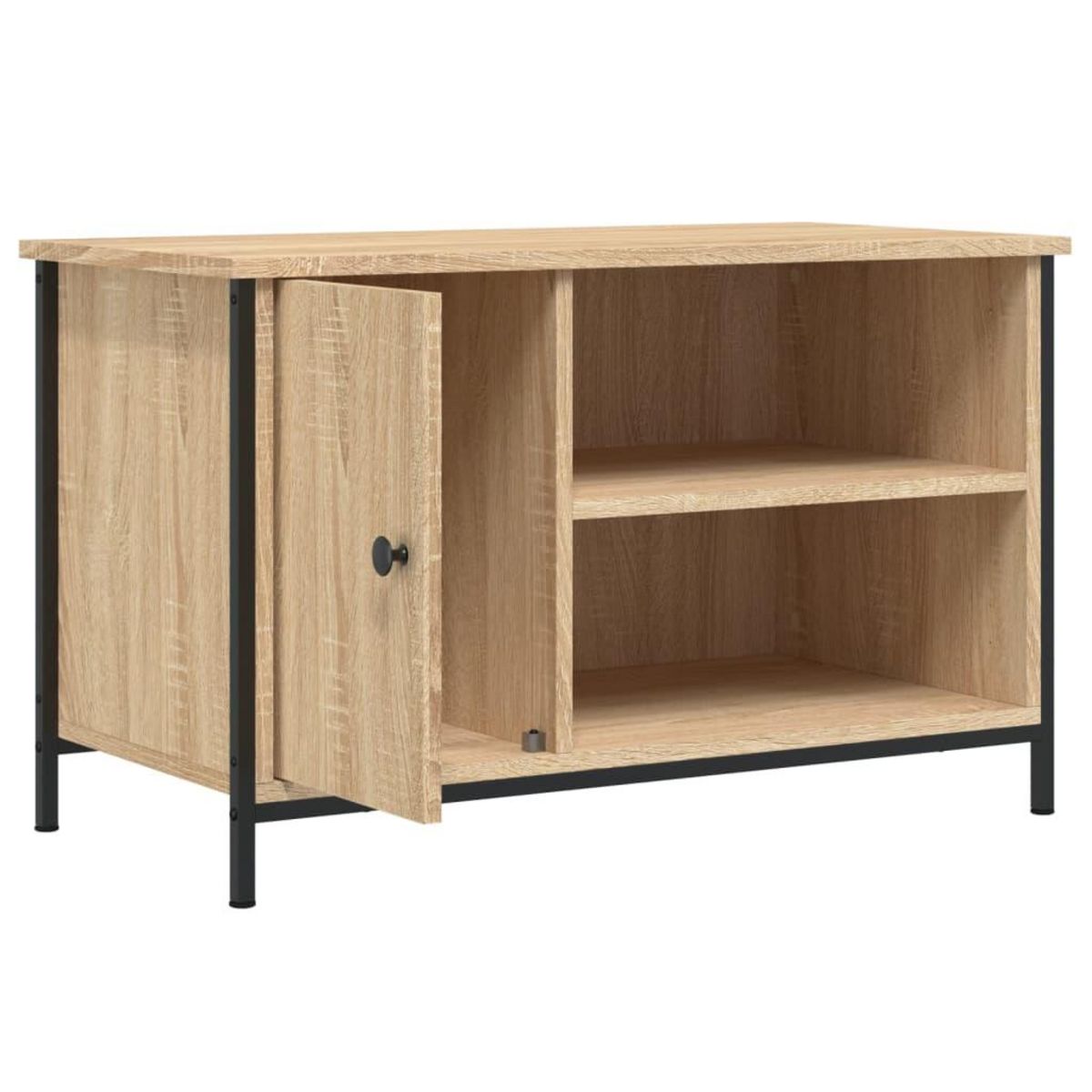 VIDAXL Meuble TV Chene sonoma 80x40x50 cm Bois d'ingenierie