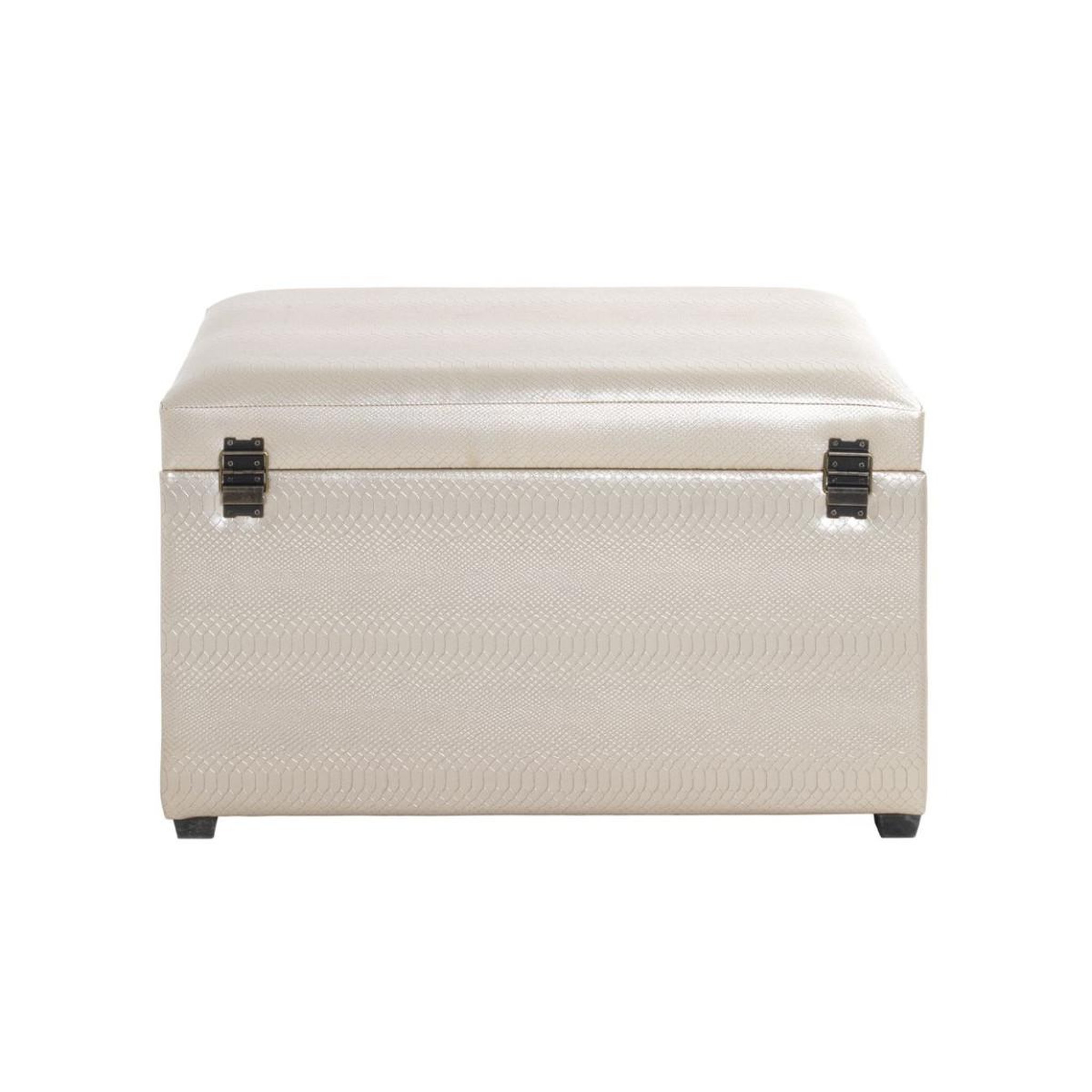 Voir la diapositive 4 : Paris Prix Coffre de Rangement  Hadao  65cm Rose Gold