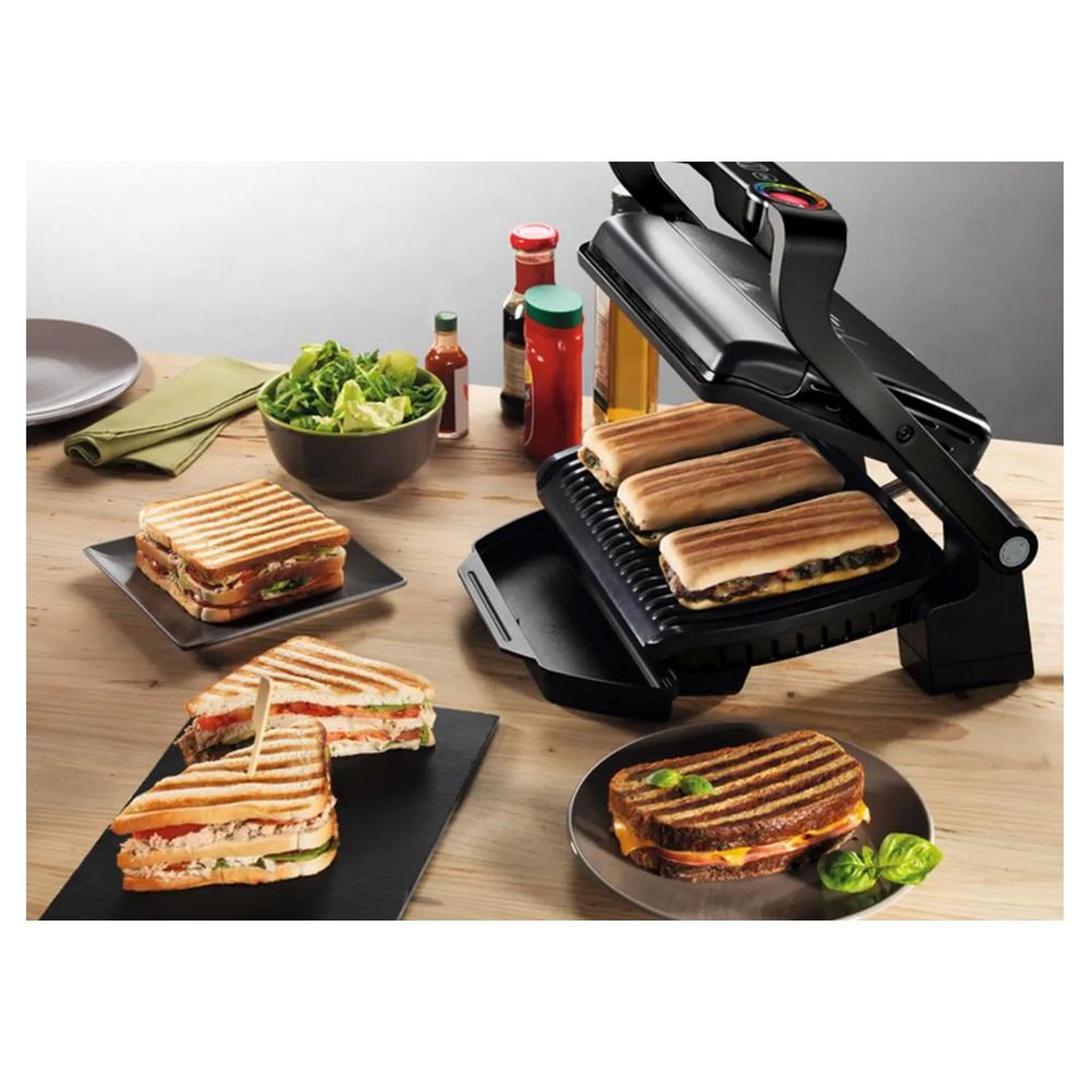 Voir la diapositive 3 : TEFAL Grille-viande 2000w noir - GC712812