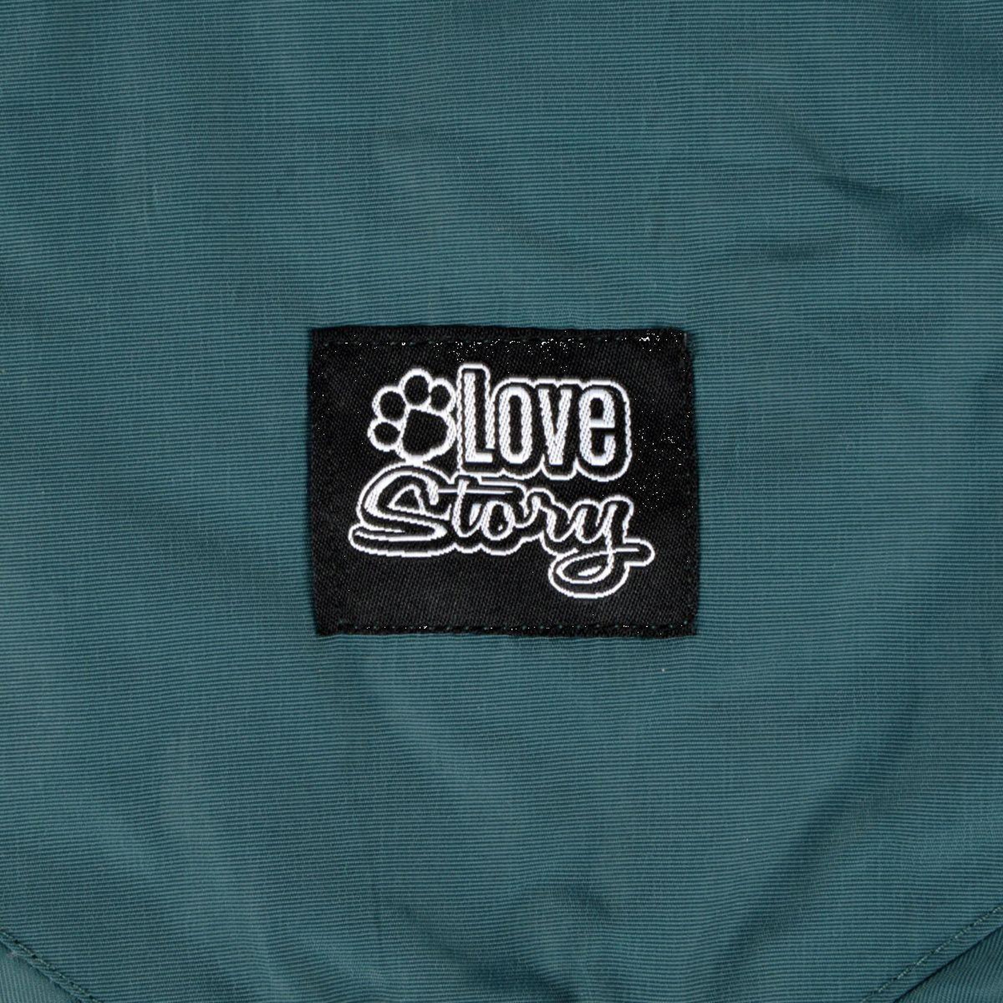 Voir la diapositive 6 : LOVE STORY Veste imperméable chien  polaire  35cm émeraude