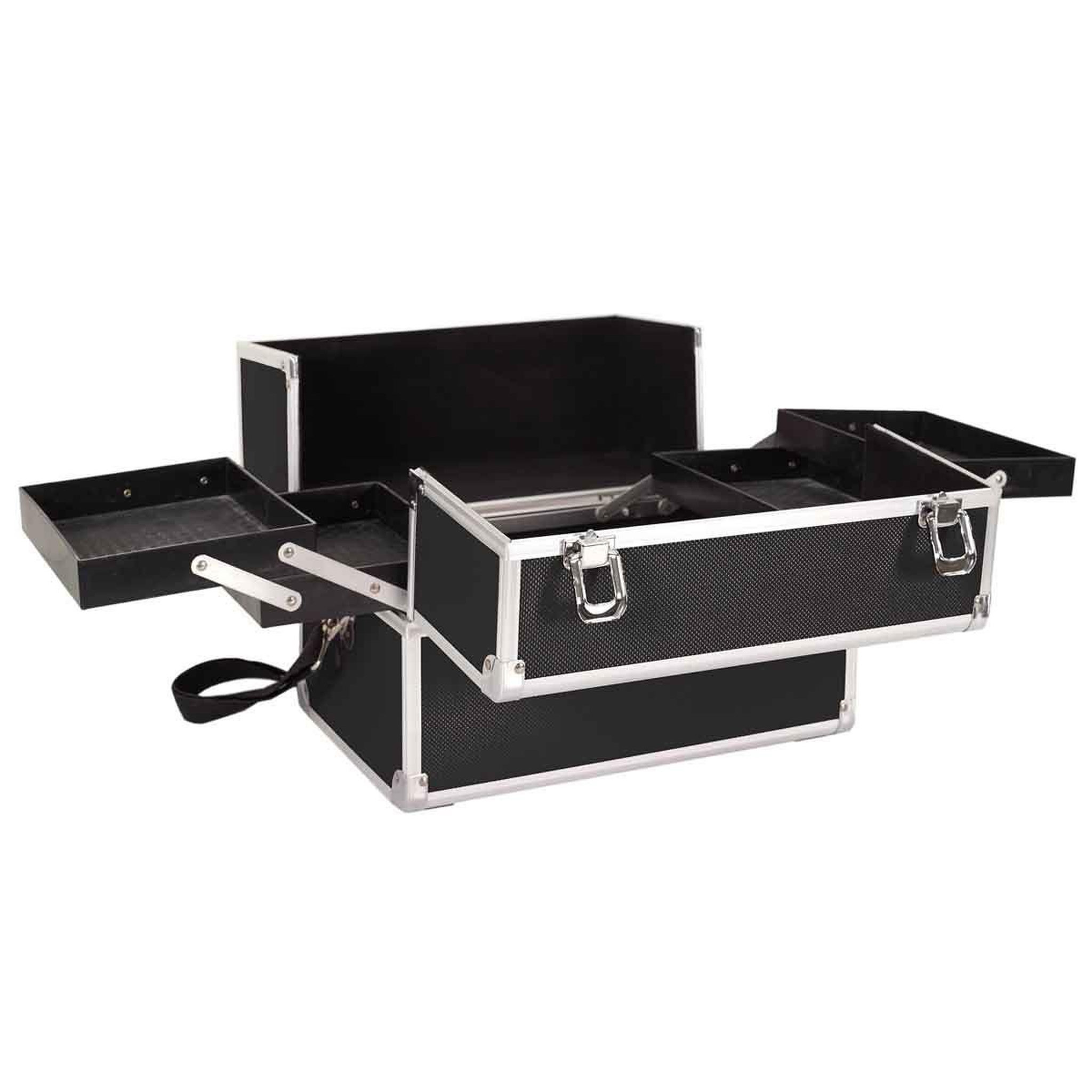 Voir la diapositive 4 : Cosmetic Club Mallette de Rangement Cosmétique  Vanity  32cm Noir