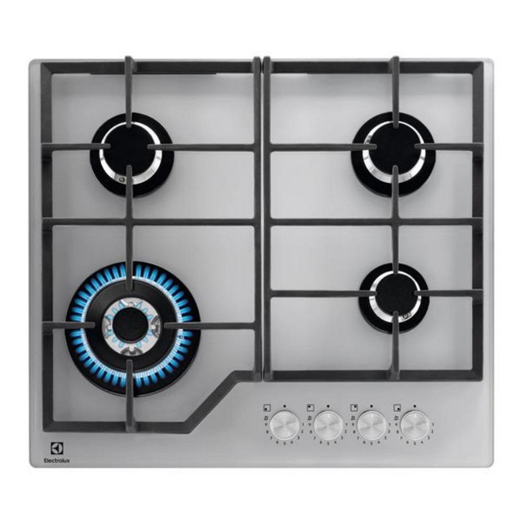 ELECTROLUX Table de cuisson gaz 60cm 4 feux gris - kgg64362s