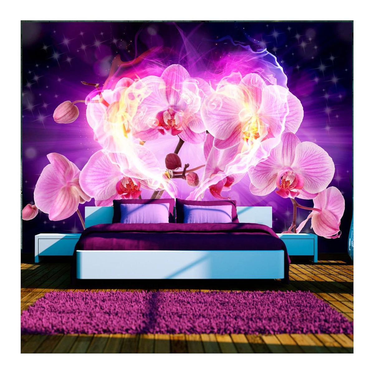 Paris Prix Papier Peint  Orchids in Flames