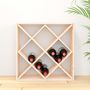 Voir la diapositive 3 : VIDAXL Armoire a vin 62x25x62 cm Bois de pin massif