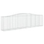 Voir la diapositive 2 : VIDAXL Panier de gabions arque 400x50x100/120 cm Fer galvanise
