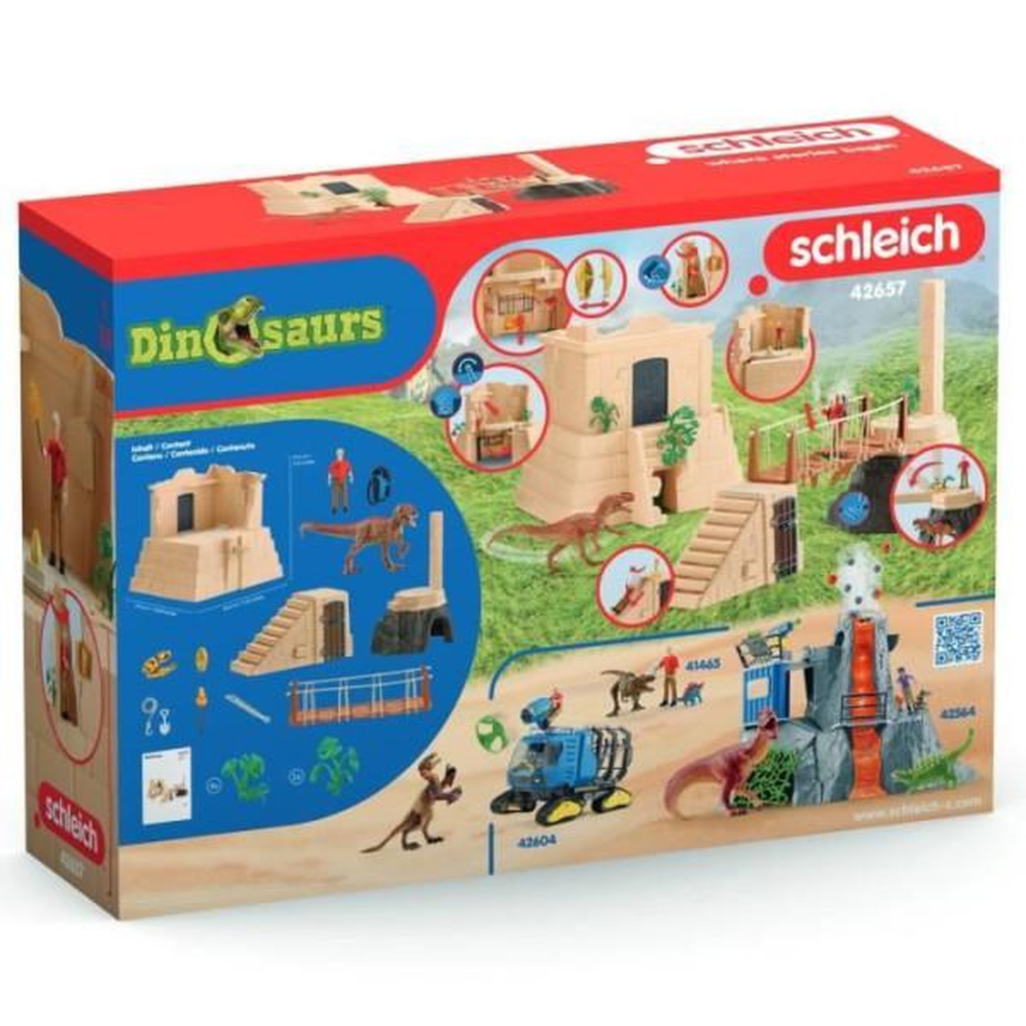 Voir la diapositive 6 : Schleich SCHLEICH- Aventures au temple perdu- 42657- Gamme Dinosaurs