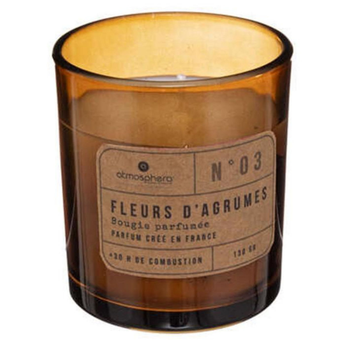 ATMOSPHERA Bougie Parfumée  Sozio  7cm Fleurs d'Agrumes