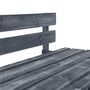 Voir la diapositive 3 : VIDAXL Banc palette de jardin bois gris