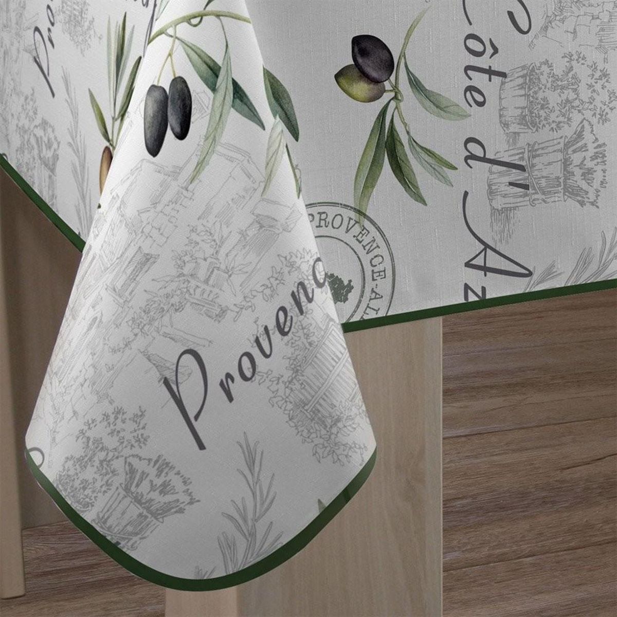Kaliss Nappe rectangulaire antitache 150x240 cm Provence
