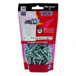 RED HEAD Lot de 50 chevilles et vis à visser vix VXTRDP50 RED HEAD