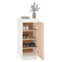 Voir la diapositive 4 : VIDAXL Armoire a chaussures Blanc 35x35x80 cm Bois de pin massif