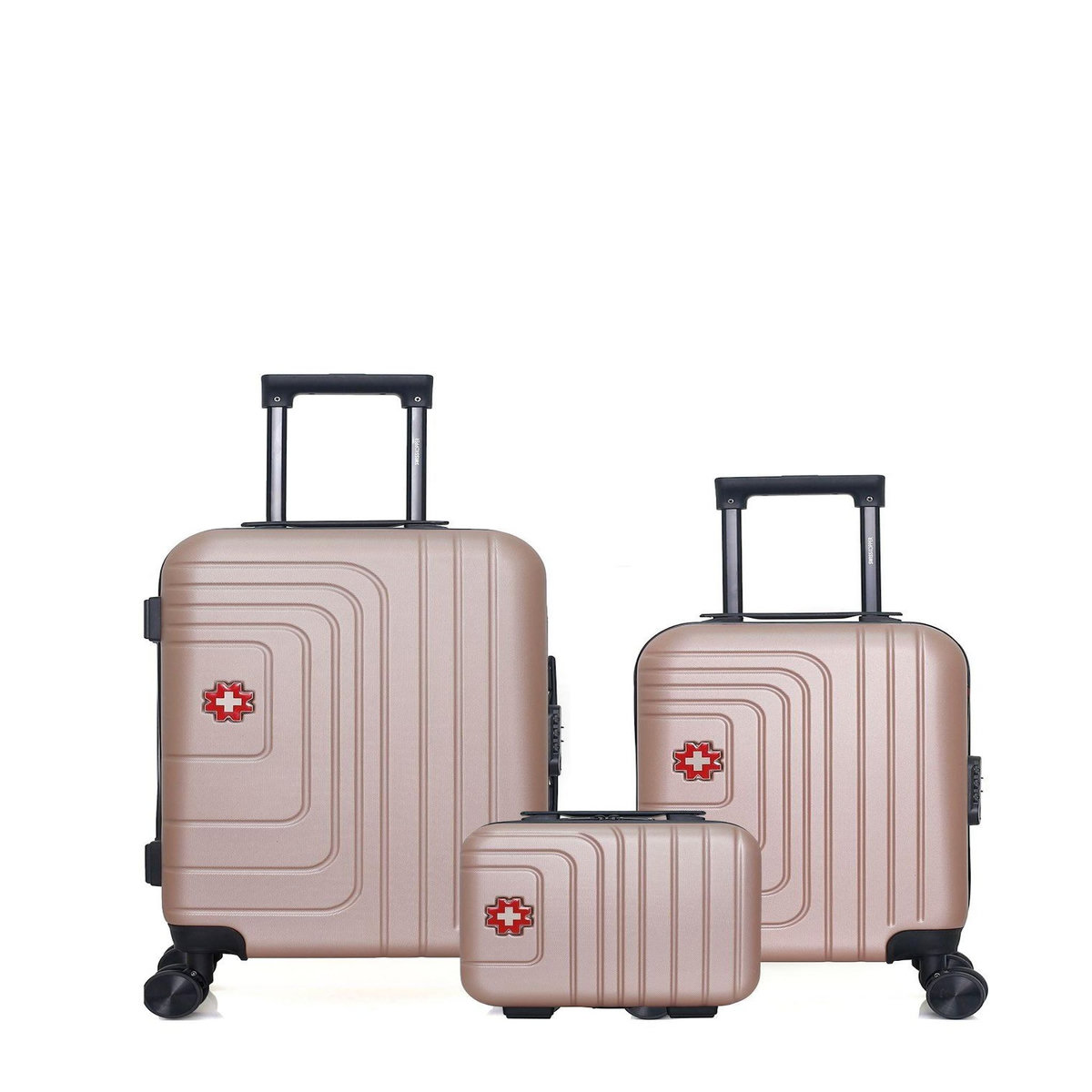 SWISS KOPPER SWISS KOPPER - LOT DE 3 - Valises cabine, cabine XXS et vanity RUTI