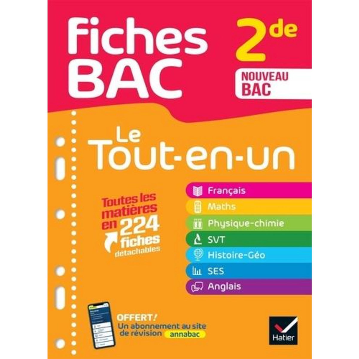 FICHES BAC 2DE. LE TOUT-EN-UN, EDITION 2025, Charon Séverine