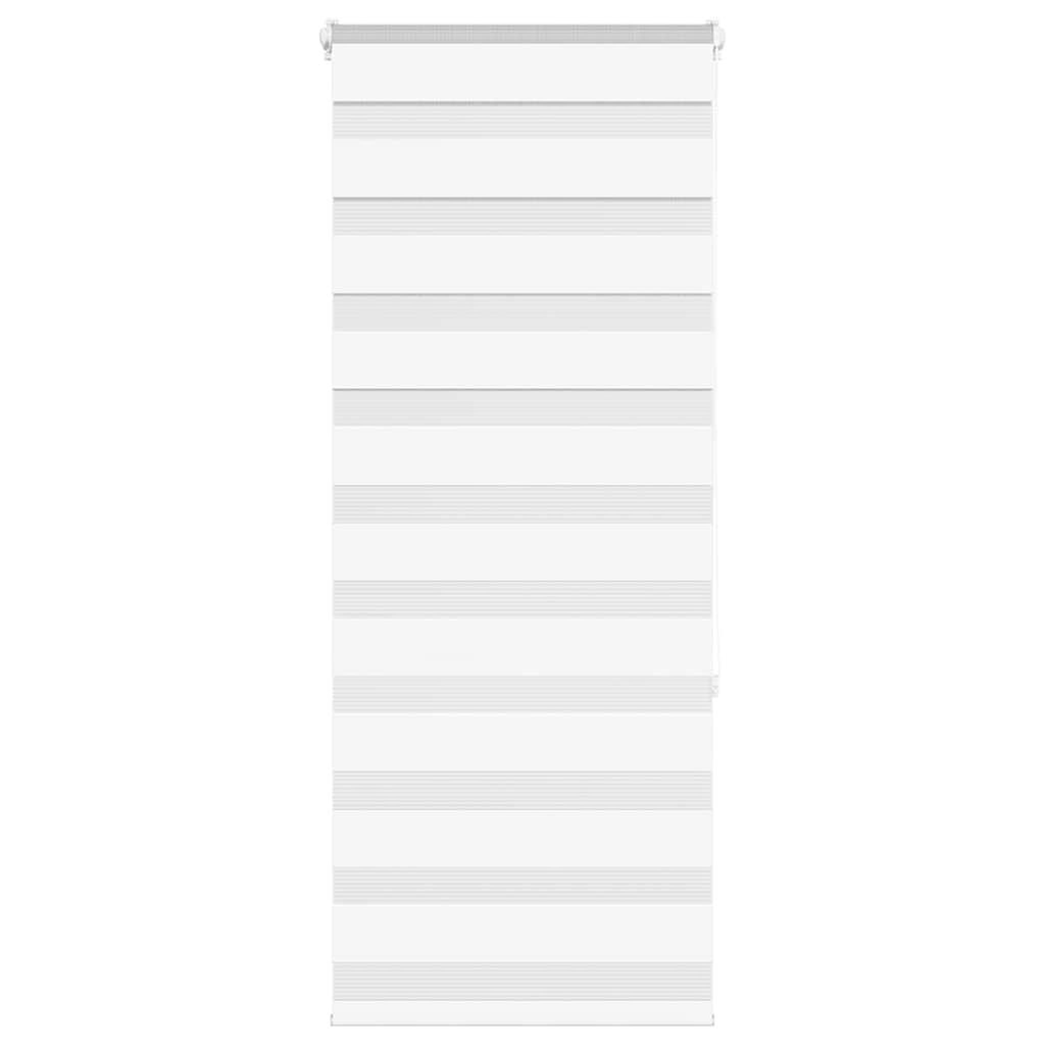 VIDAXL Store zebre blanc 55x150 cm largeur du tissu 50,9 cm polyester
