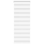 VIDAXL Store zebre blanc 55x150 cm largeur du tissu 50,9 cm polyester