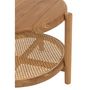 Voir la diapositive 4 : Paris Prix Table Basse en Teck  Luann  68cm Naturel