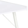 Voir la diapositive 5 : VIDAXL Bureau Blanc 90x50x79 cm