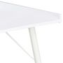 Voir la diapositive 5 : VIDAXL Bureau Blanc 90x50x79 cm