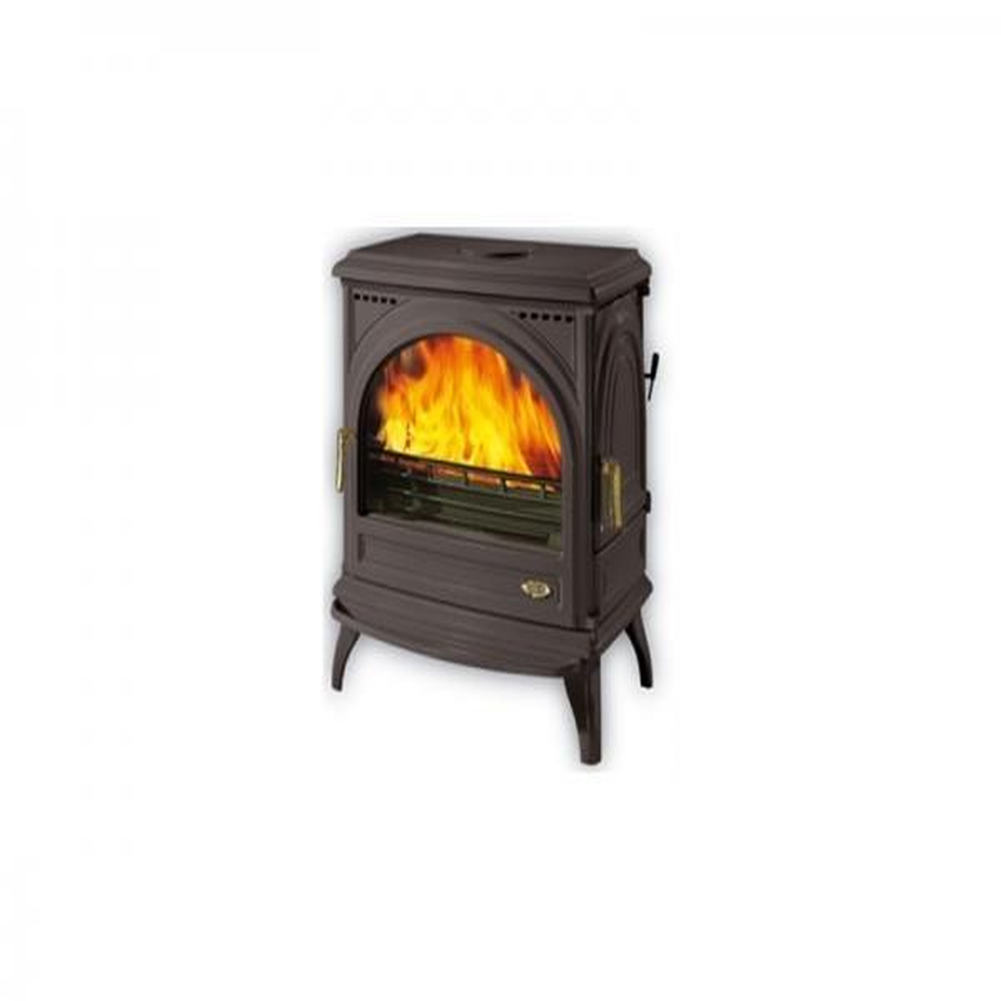 Godin Poêle à bois fonte émaillé 11kw anthracite - 366101
