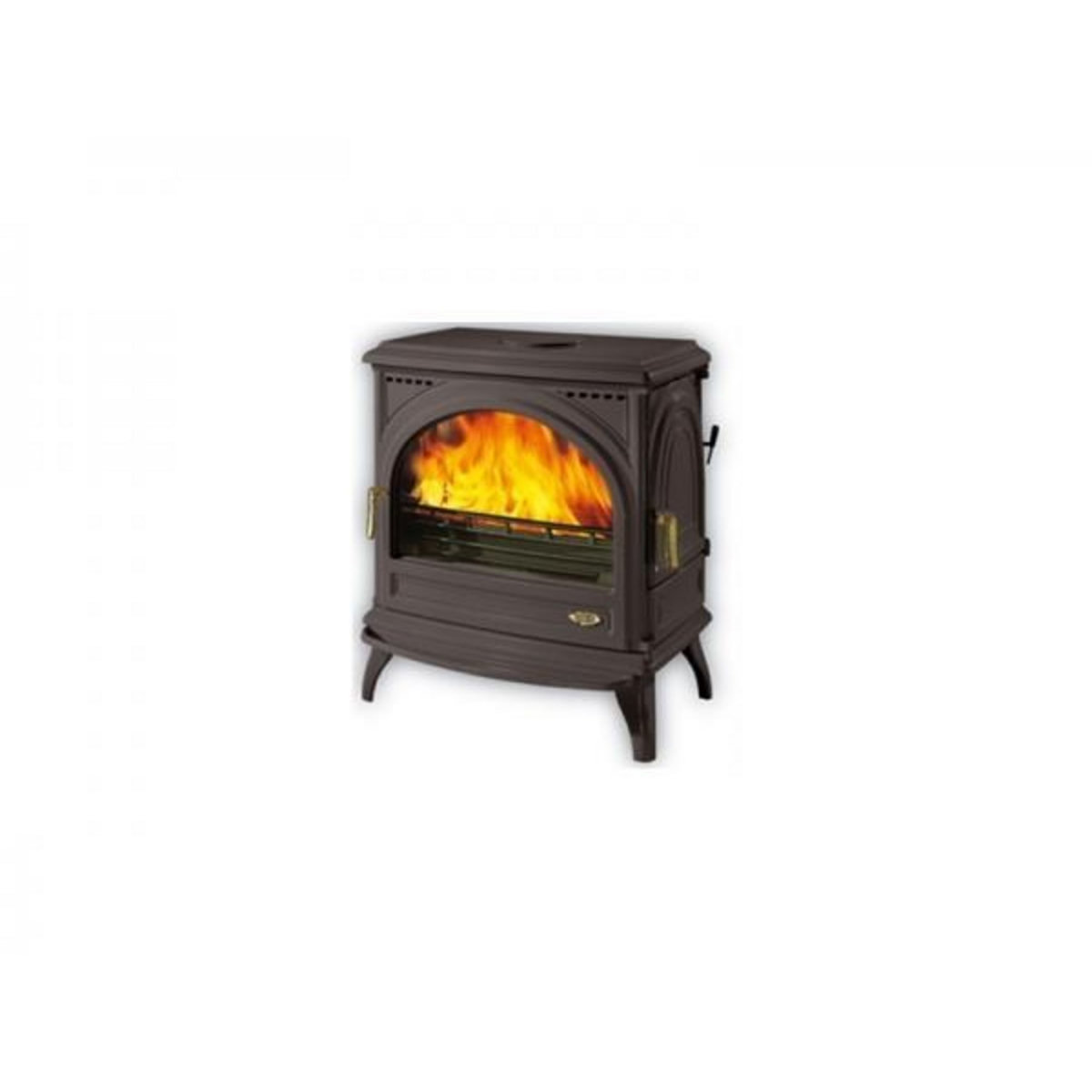 Godin Poêle à bois fonte émaillé 11kw anthracite - 366101