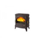 Godin Poêle à bois fonte émaillé 11kw anthracite - 366101