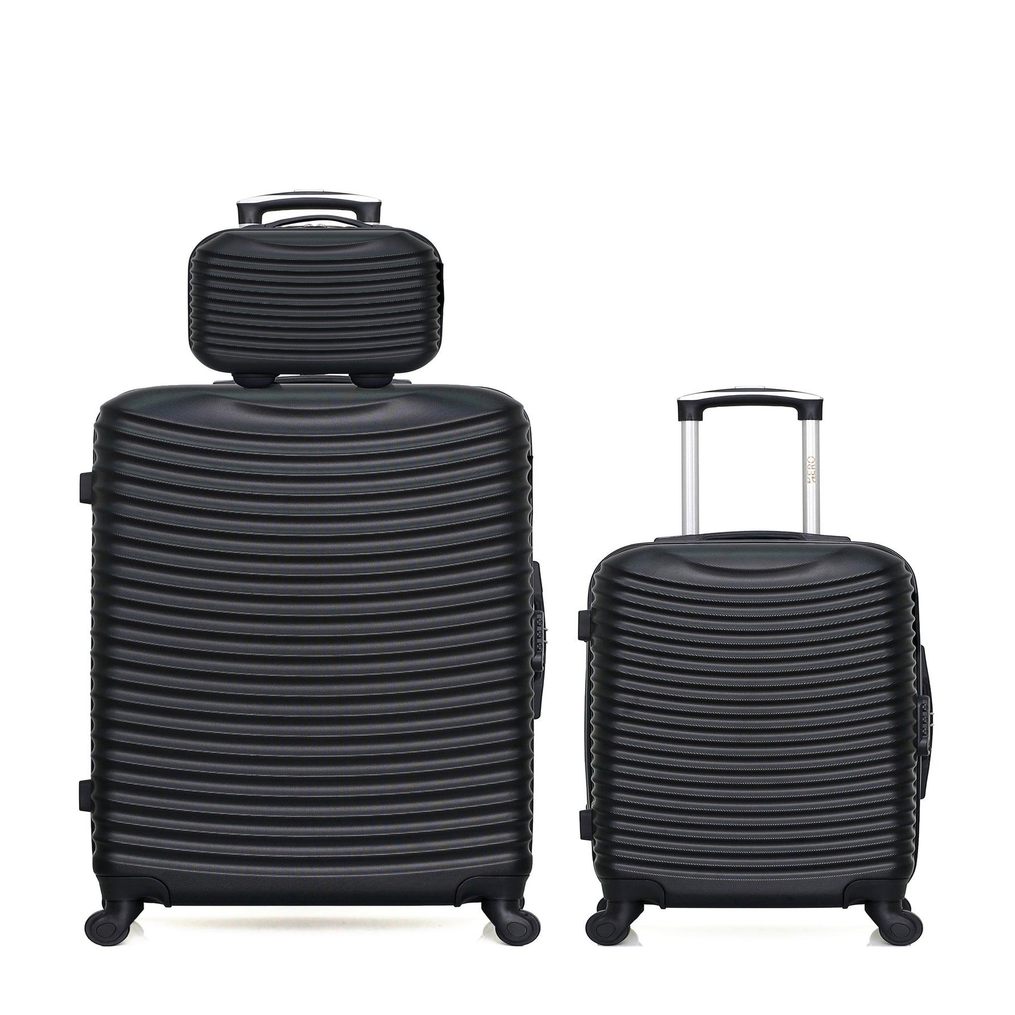 HERO Lot de 3 - valises grand format, cabine et vanity etna