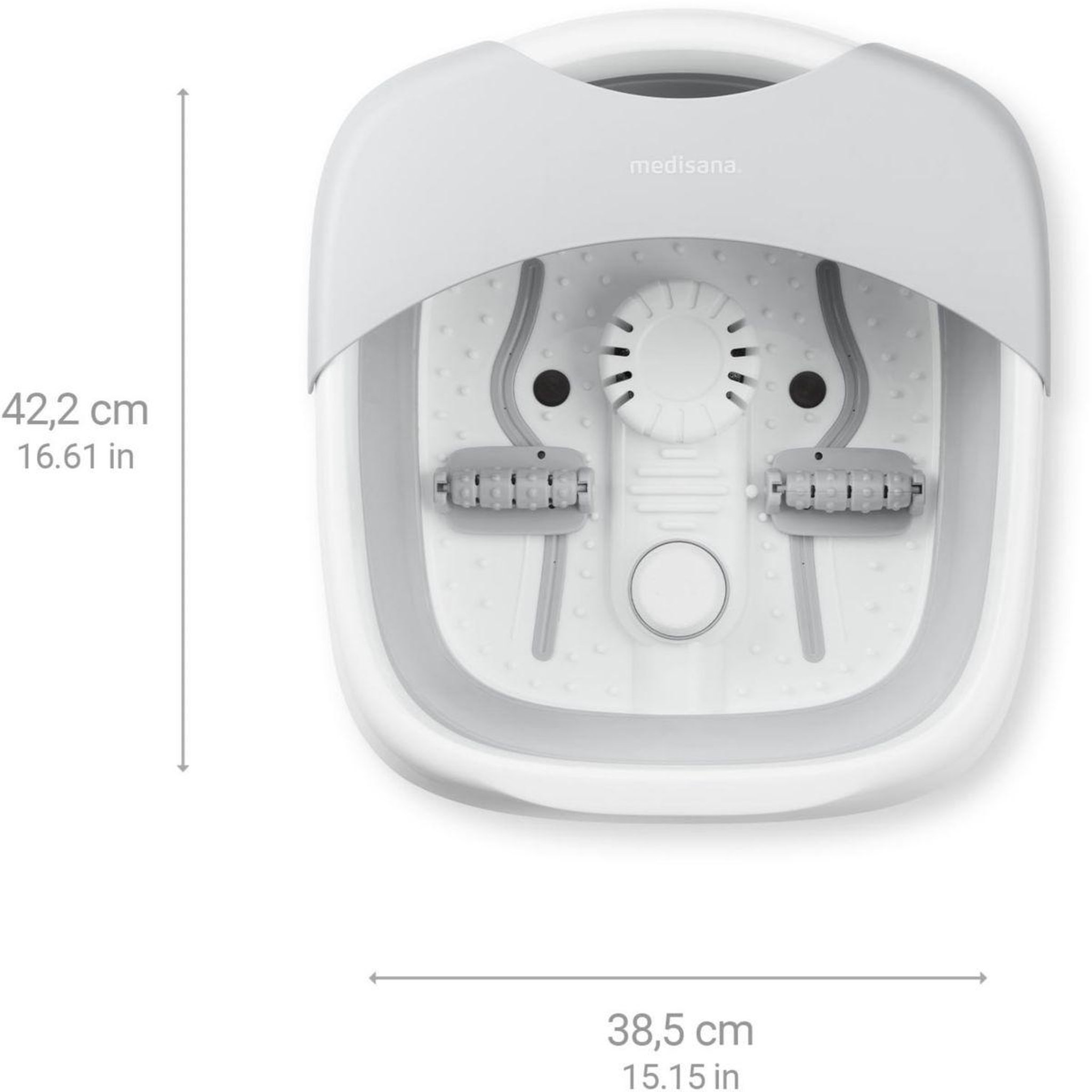 Voir la diapositive 2 : Medisana Thalasso pieds thalasso FS 886
