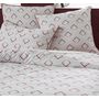 Voir la diapositive 2 : Home collection Parure housse de couette 100% coton 57fils -shan