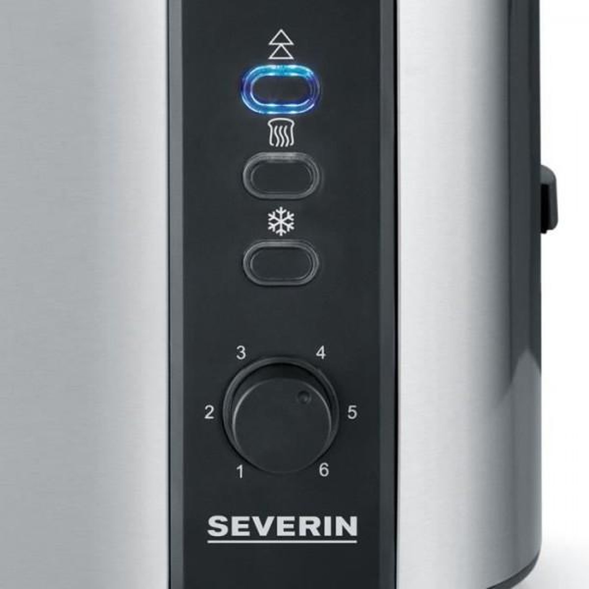 Voir la diapositive 3 : SEVERIN Grille Pain - Toaster Electrique SEVERIN AT2589 , 2 fentes pour 2 tranches : griller, dégeler et réchauffer, support viennoiseries, centrage auto, I