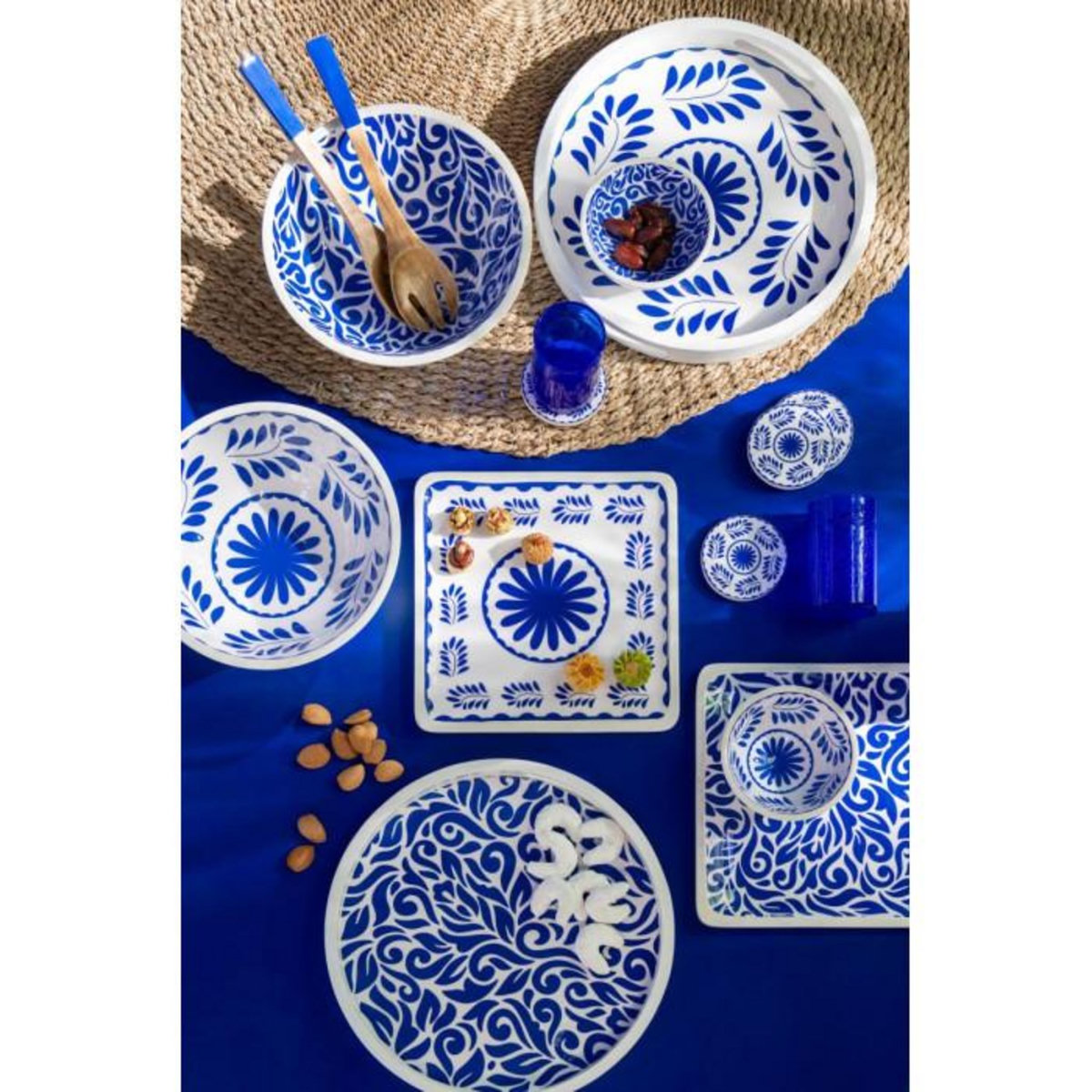 Paris Prix Saladier en Bois  Tod  6,7L Bleu & Blanc