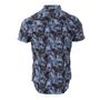 Voir la diapositive 2 : RMS 26 Chemise /Noire à Motifs Homme RMS26 Aquarelle