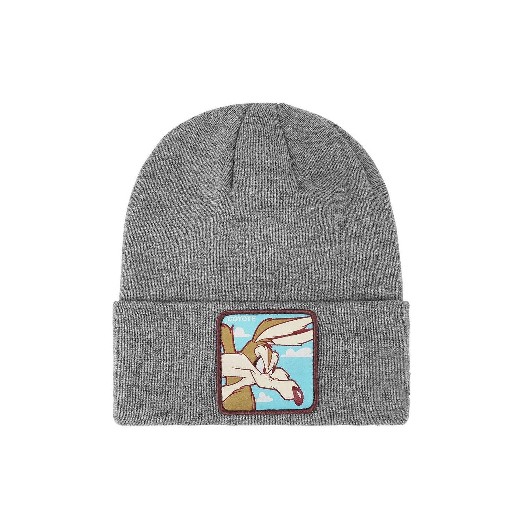 Voir la diapositive 1 : CAPSLAB Bonnet homme looney tunes coyote