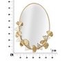Voir la diapositive 4 : Paris Prix Miroir Mural Design  Little Leaf  78cm Or