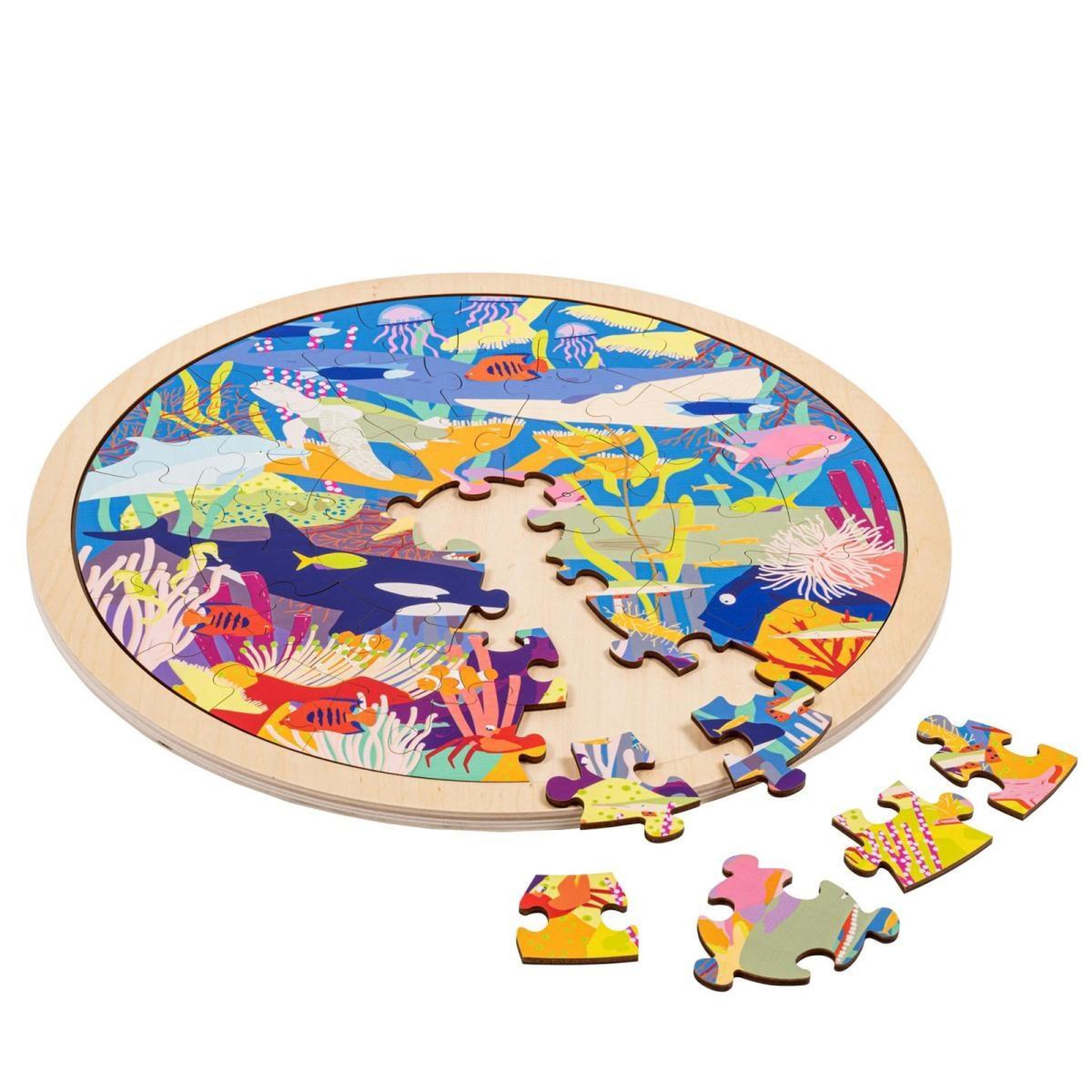 Voir la diapositive 3 : EDUCO Habitats - mer — 49 pièces de puzzle