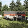 Voir la diapositive 3 : VIDAXL Brise vent de camping gris et orange 344x120 cm imperméable