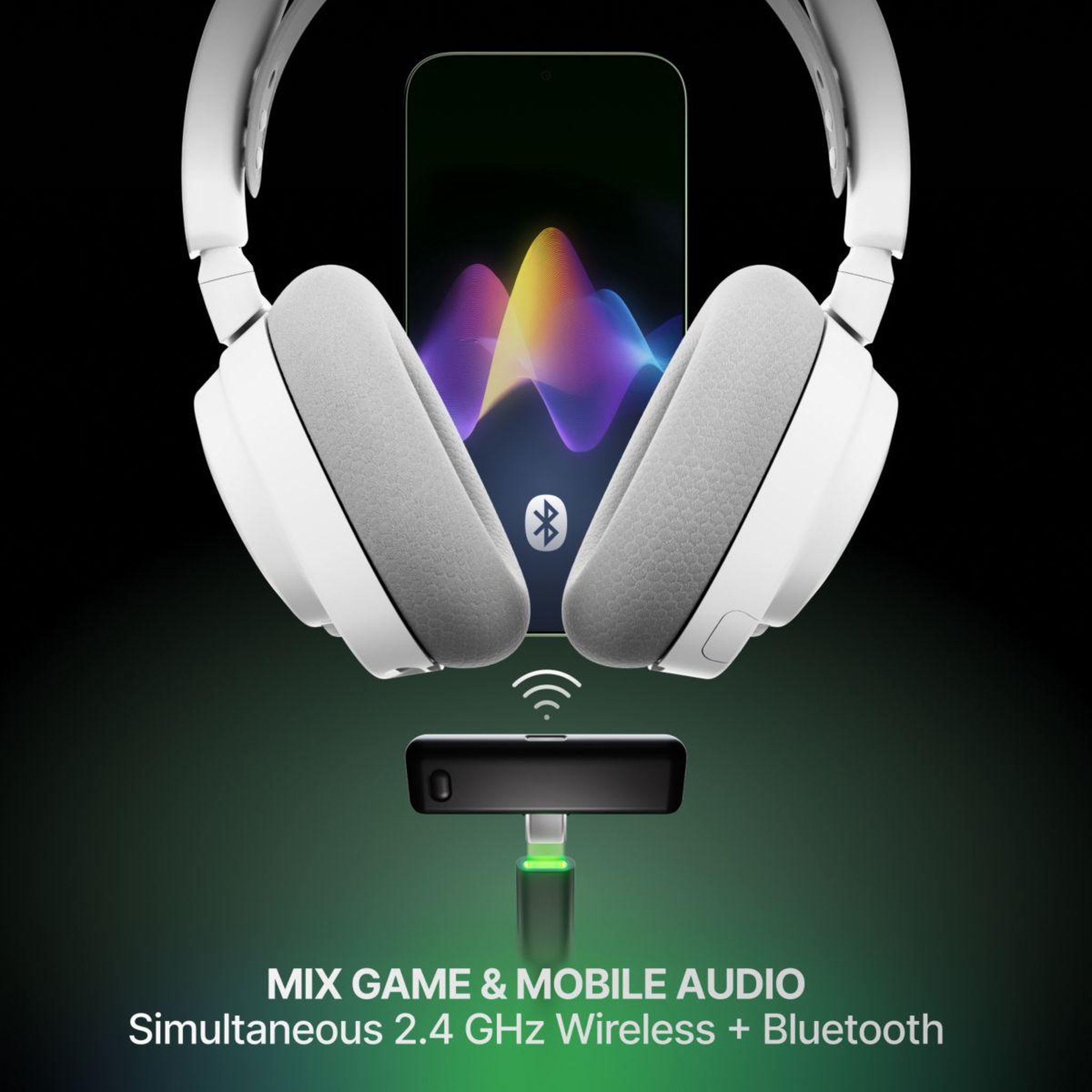 Voir la diapositive 3 : STEEL SERIES Casque gamer arctis nova 7x gen 2 blanc