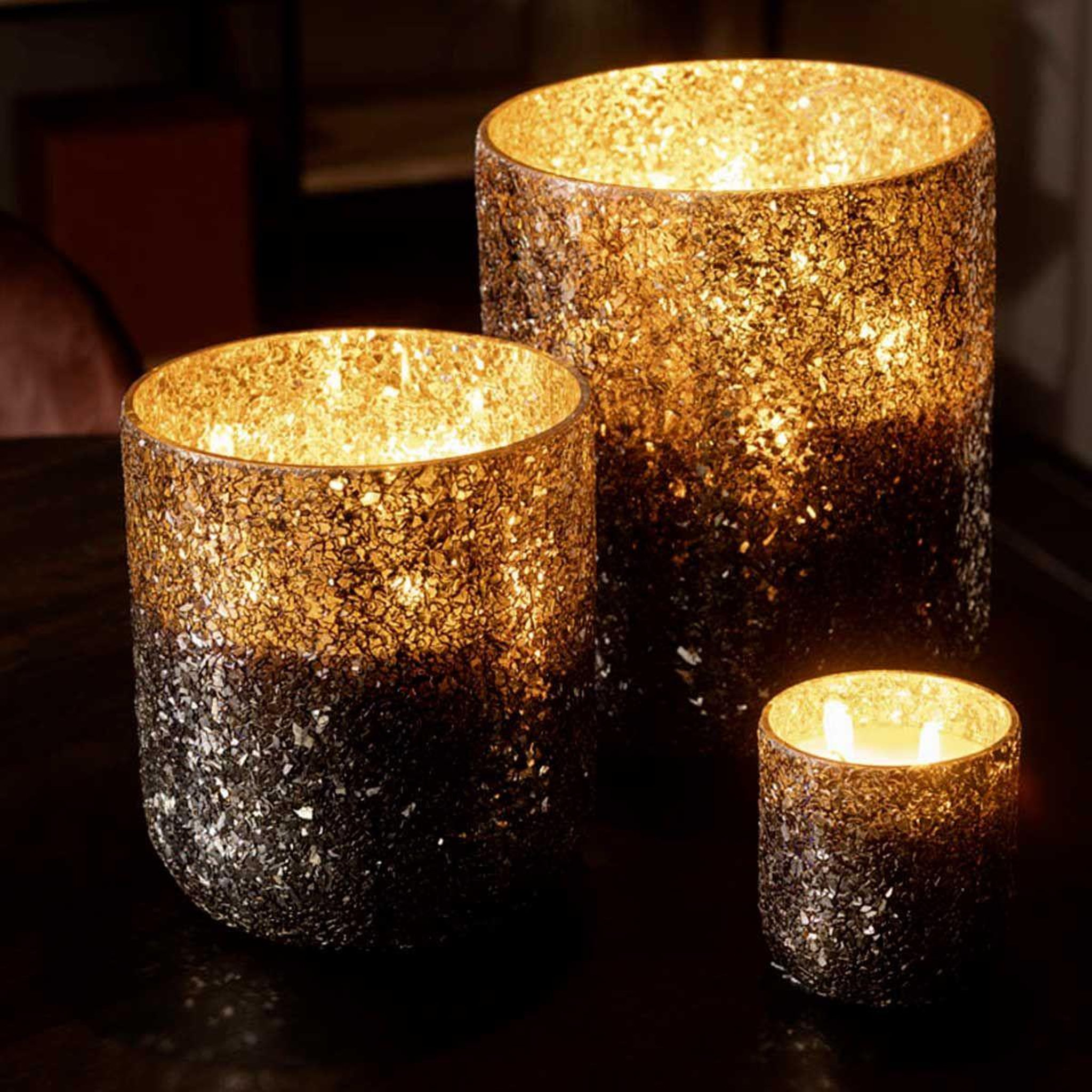 Voir la diapositive 6 : J-LINE Bougie parfumée déco  luxuria  25cm cookie crunch