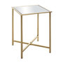 Voir la diapositive 1 : Paris Prix Table d'Appoint Design en Métal  Mezo  53cm Or