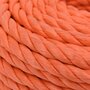 Voir la diapositive 4 : VIDAXL Corde de travail Orange 14 mm 50 m Polypropylene
