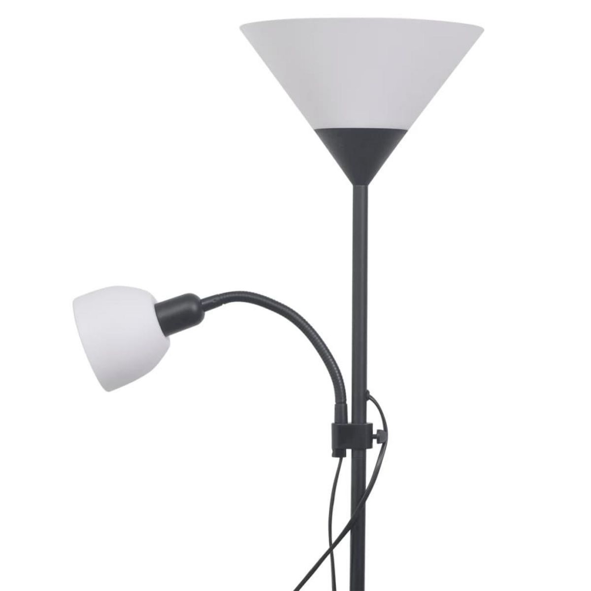 VIDAXL Lampadaire Noir