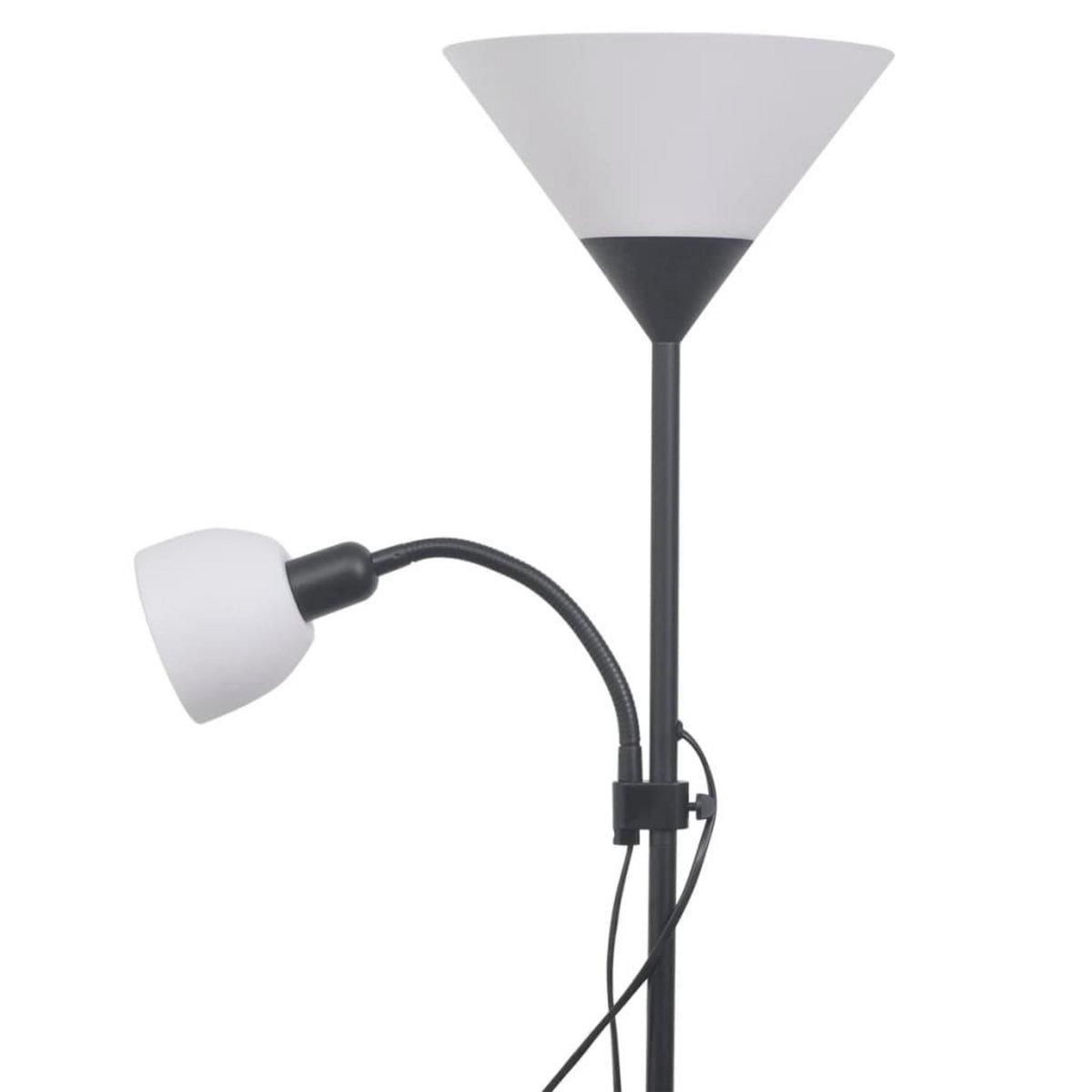 VIDAXL Lampadaire Noir