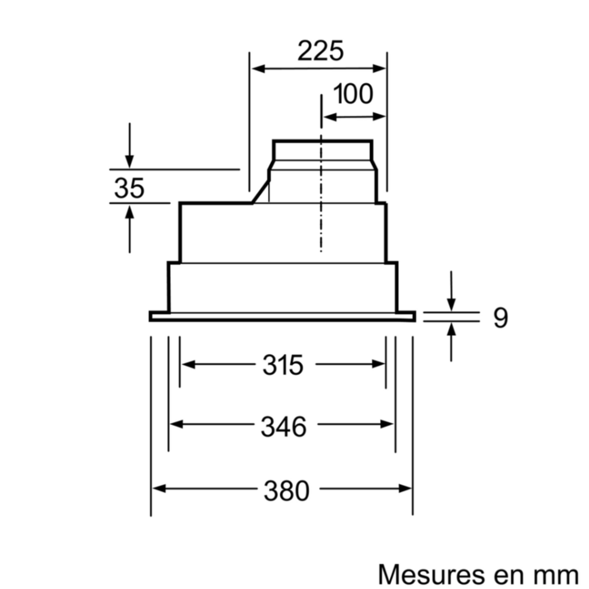 Siemens Groupe filtrant 53cm 618m3/h - lb55565