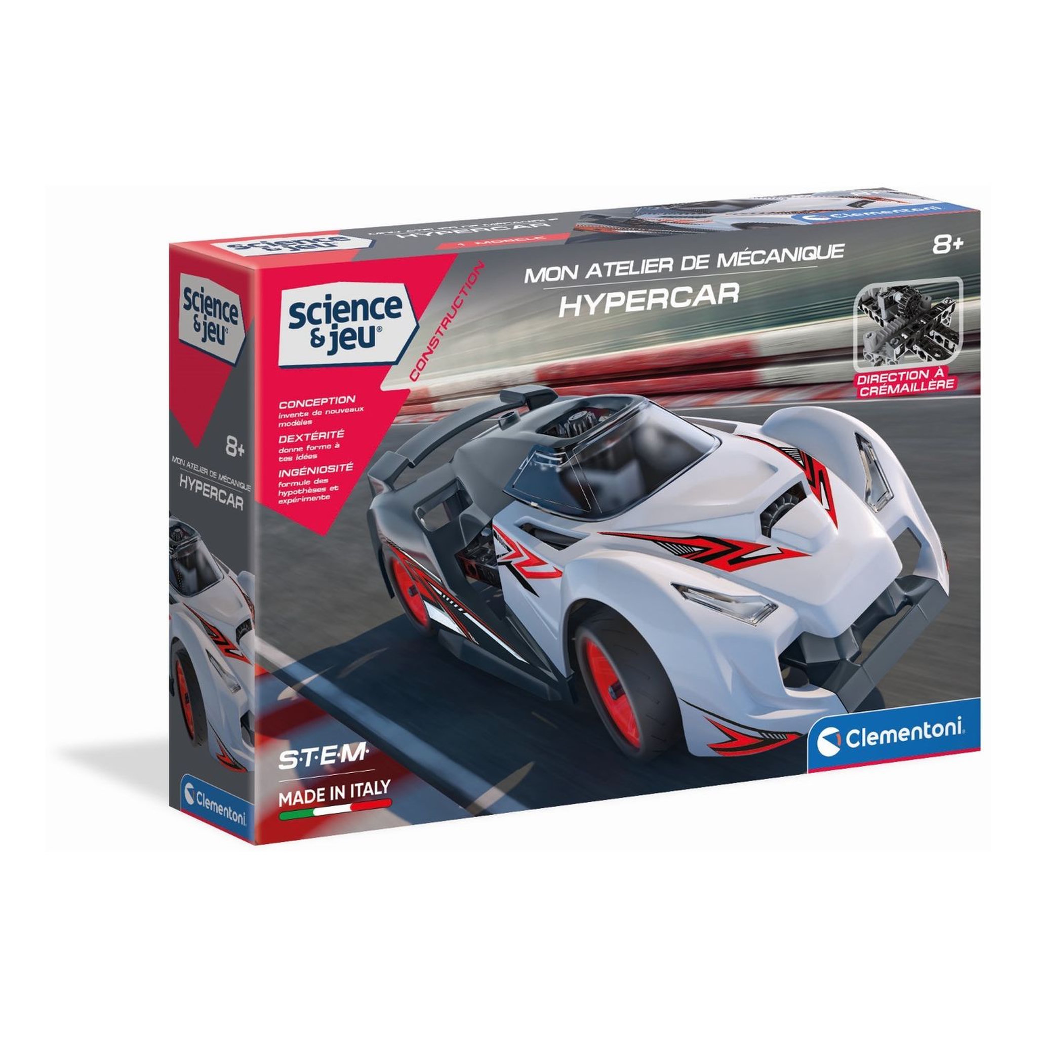 Voir la diapositive 3 : CLEMENTONI Voiture de course - Hypercar