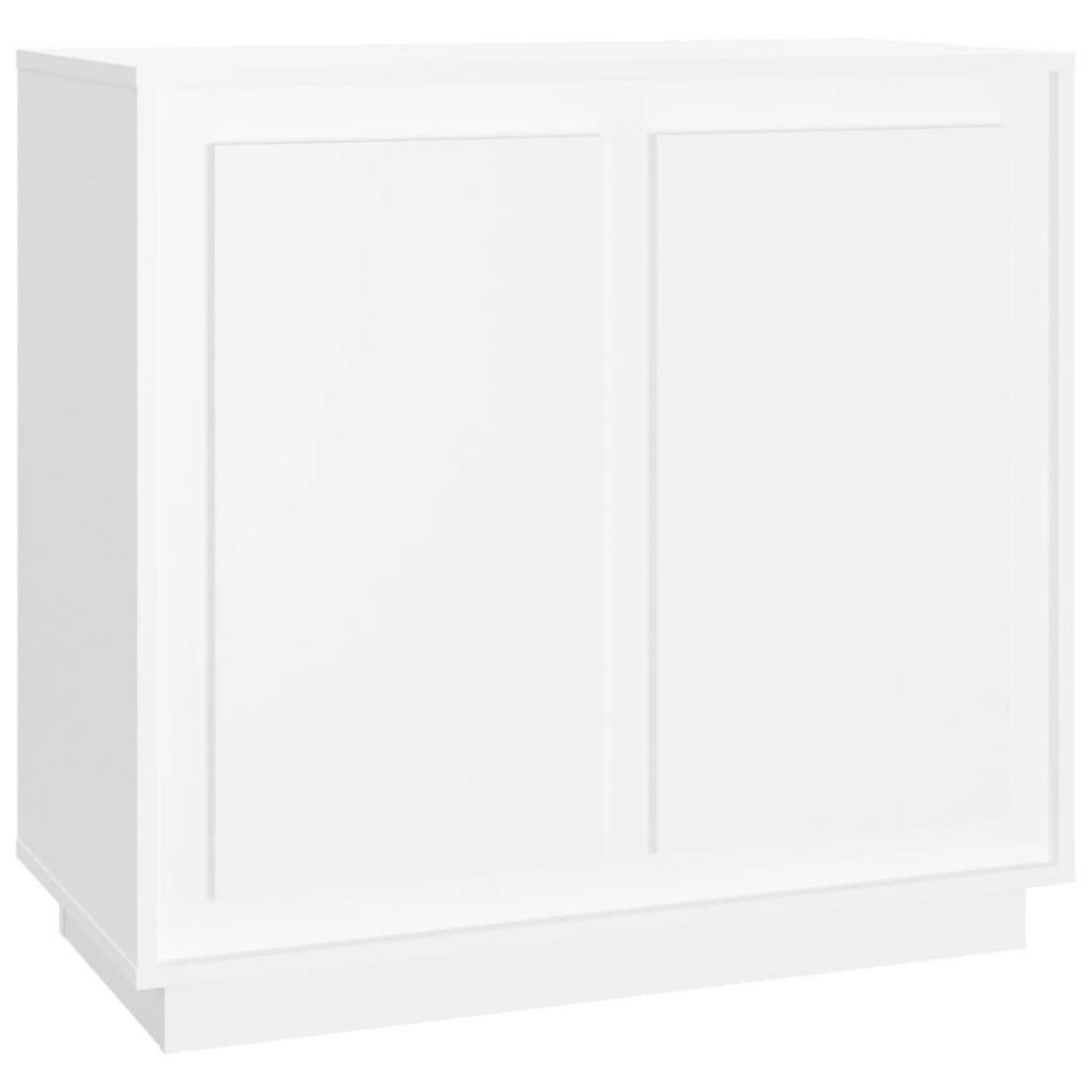 VIDAXL Buffet blanc 80x34x75 cm bois d'ingenierie