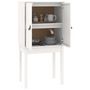 Voir la diapositive 4 : VIDAXL Buffet haut Blanc 60x40x120 cm Bois massif de pin