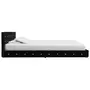 VIDAXL Cadre de lit Noir Velours 180 x 200 cm