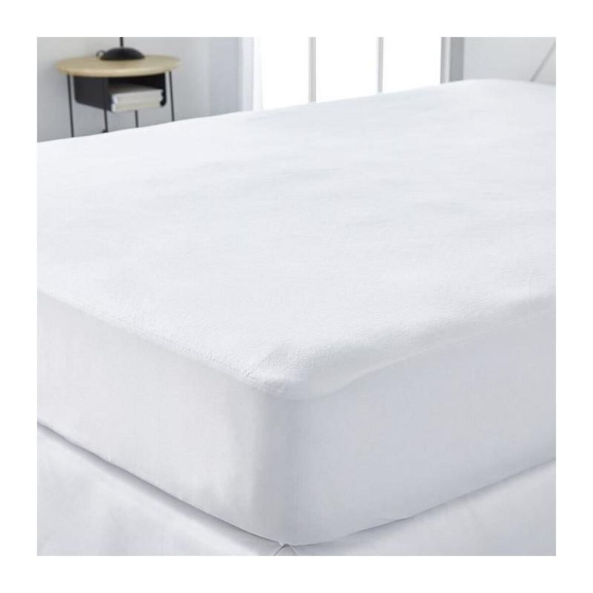 Today Protege matelas imperméable - TODAY - Essential - Pour lit 2 personnes - 140 x 190 cm - Anti-acariens