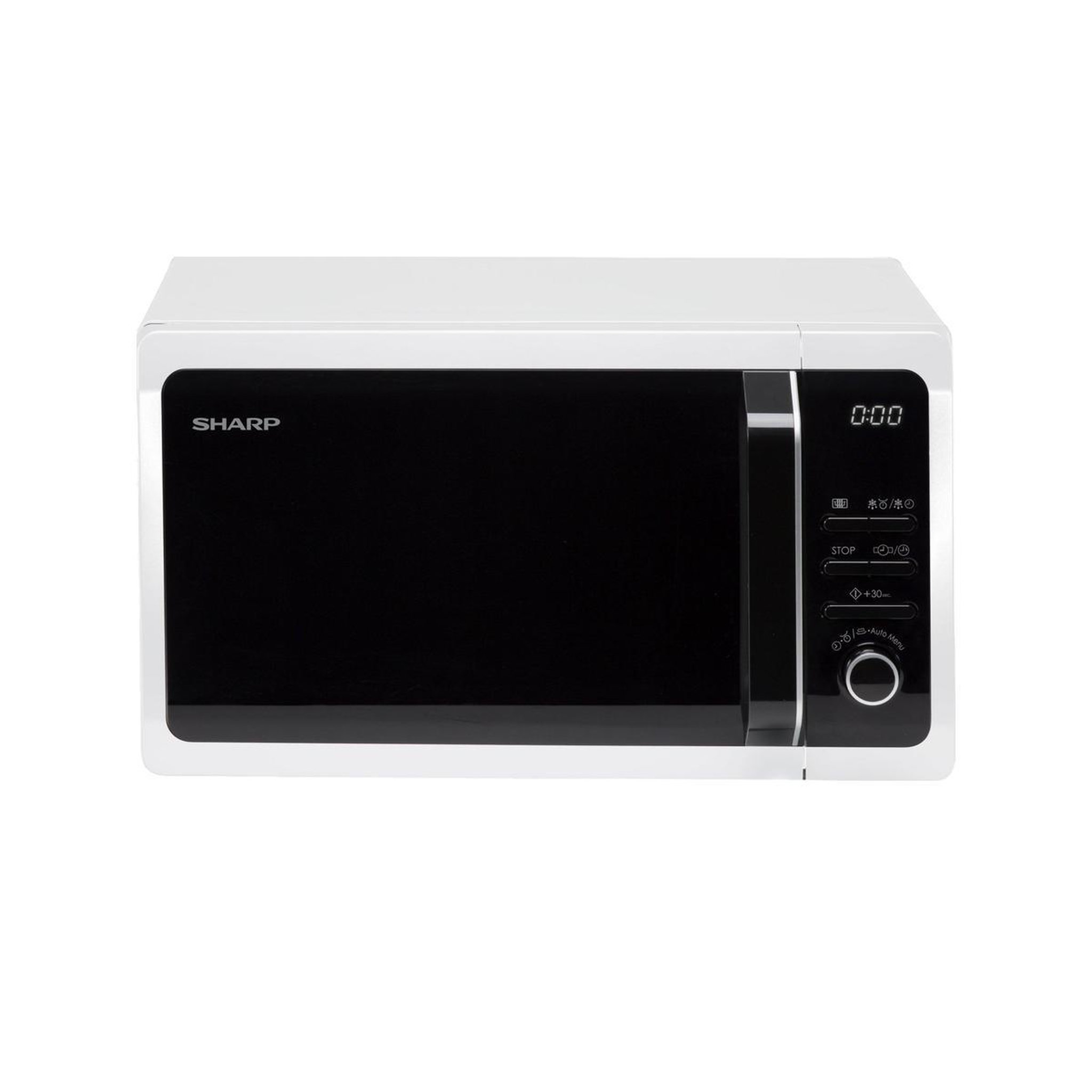 Voir la diapositive 3 : Sharp Four micro-ondes Sharp R243W blanc
