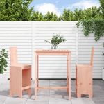 VIDAXL Ensemble de bar de jardin 3 pcs bois massif de Douglas